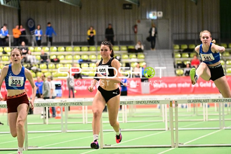 Hürdenlauf im Glaspalast Sindelfingen