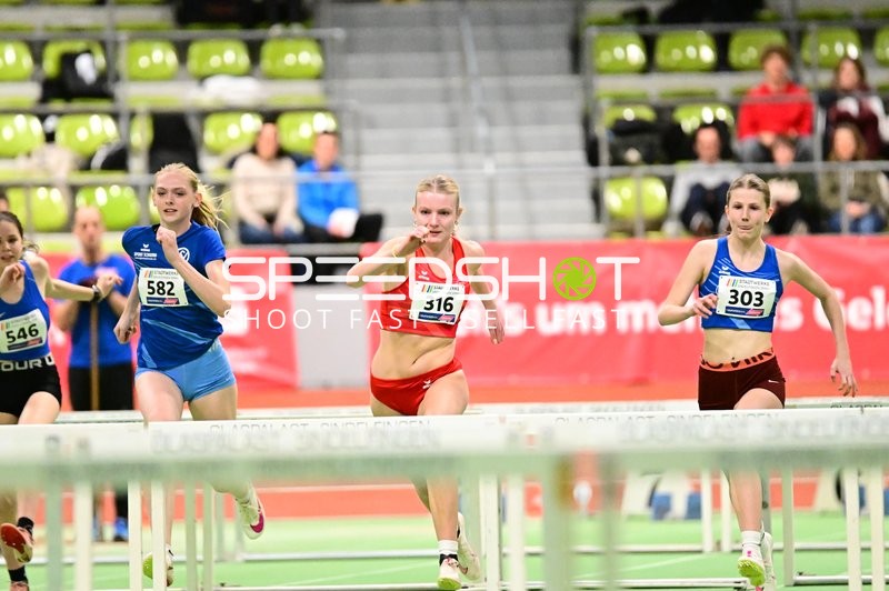 Hürdenlauf im Glaspalast Sindelfingen