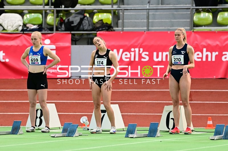 Athletinnen am Startblock