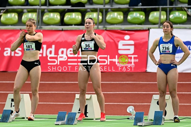 Athletinnen vor dem Start