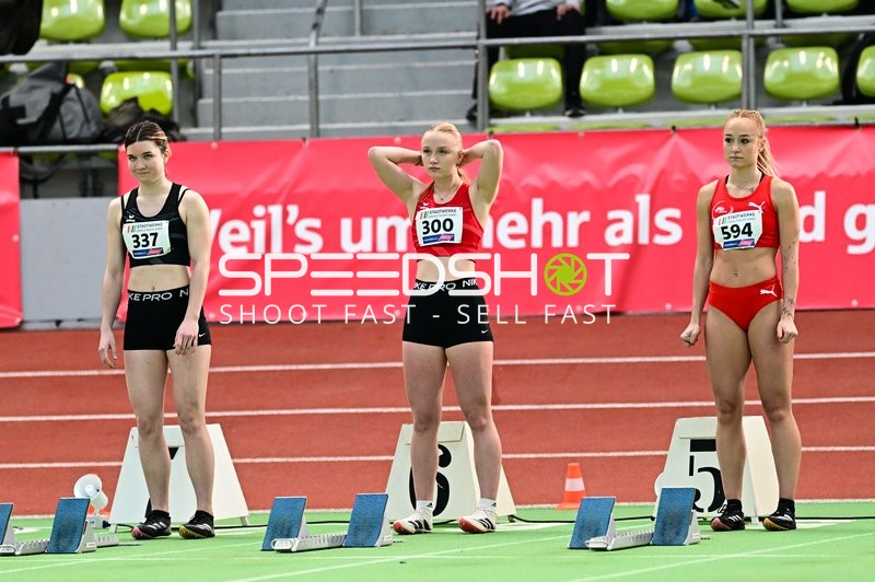 Athletinnen am Startblock