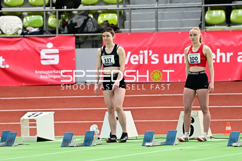 Athletinnen am Startblock