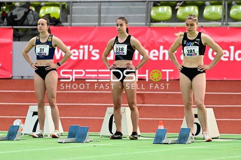 Athletinnen vor dem Start