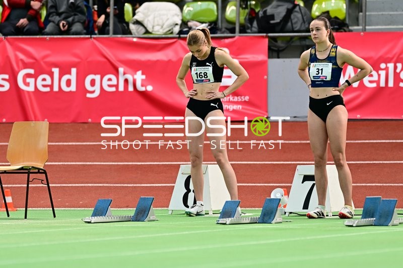Athletinnen am Startblock
