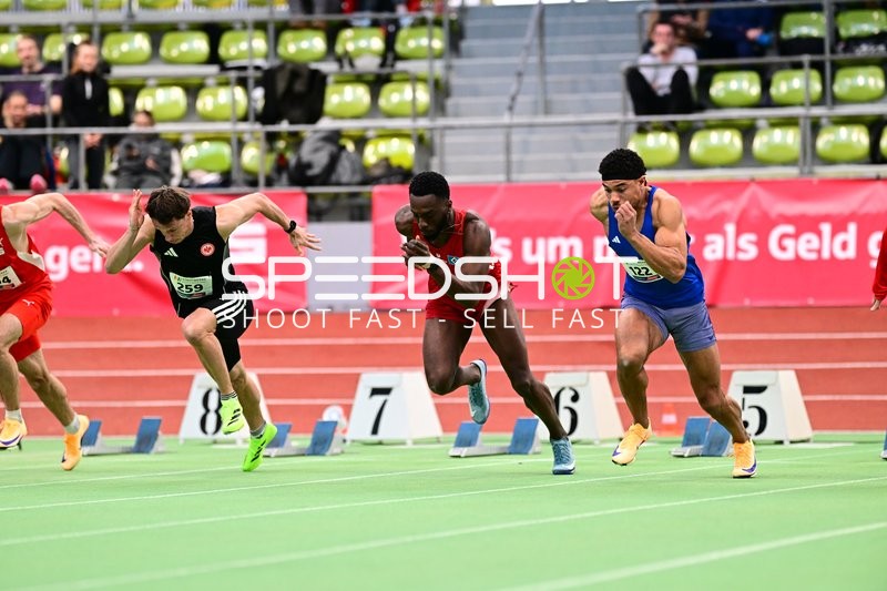 Sprintstart im Glaspalast