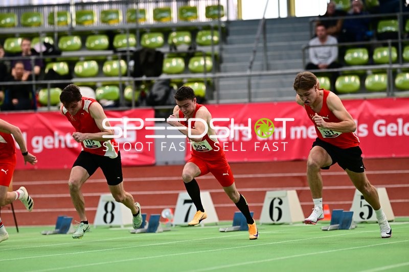 Sprintstart im Glaspalast Sindelfingen