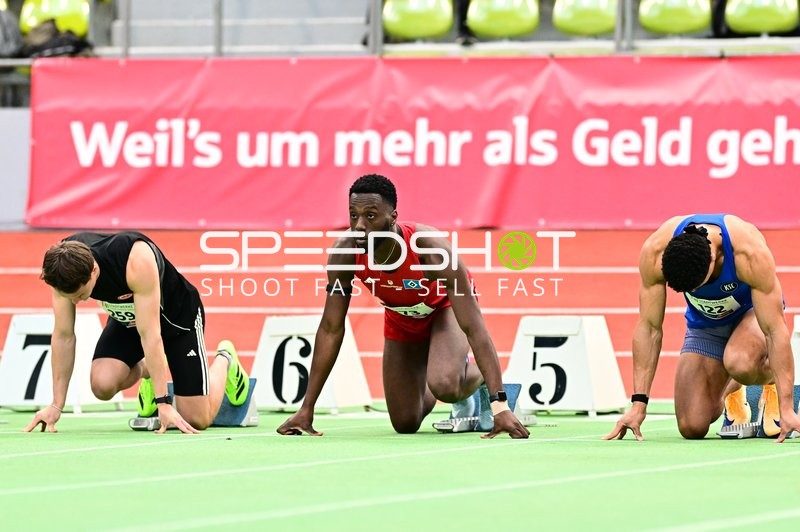 Sprintstart im Glaspalast