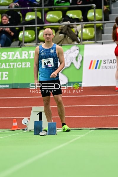 Athlet mit Startnummer 519 am Start