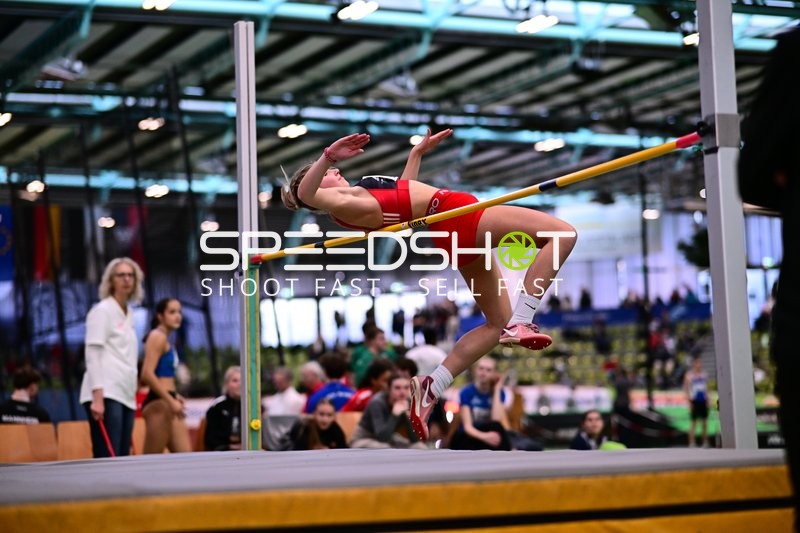 Hochsprung im Glaspalast