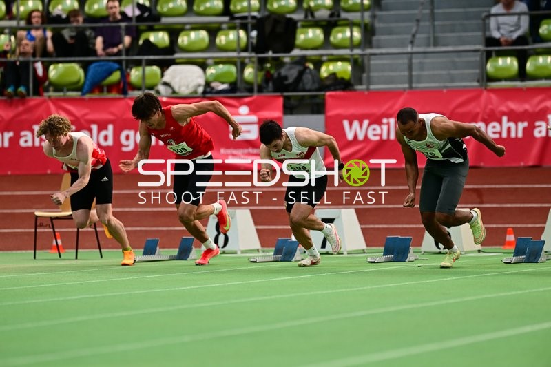 Sprintstart im Glaspalast