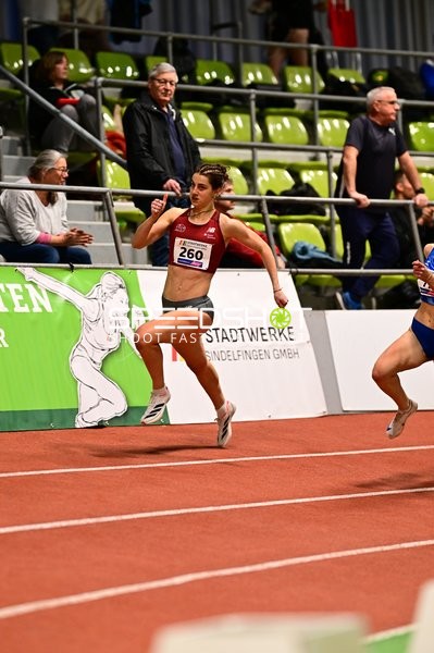 Startnummer 260 sprintet im Glaspalast