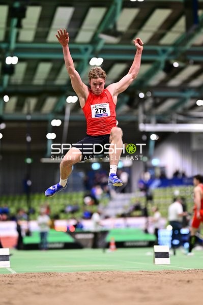 Startnummer 278 beim Weitsprung