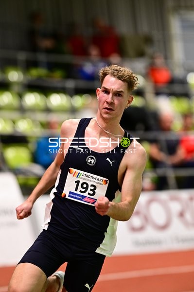 Startnummer 193 sprintet im Glaspalast