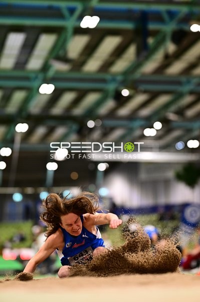 Startnummer 643 beim Weitsprung