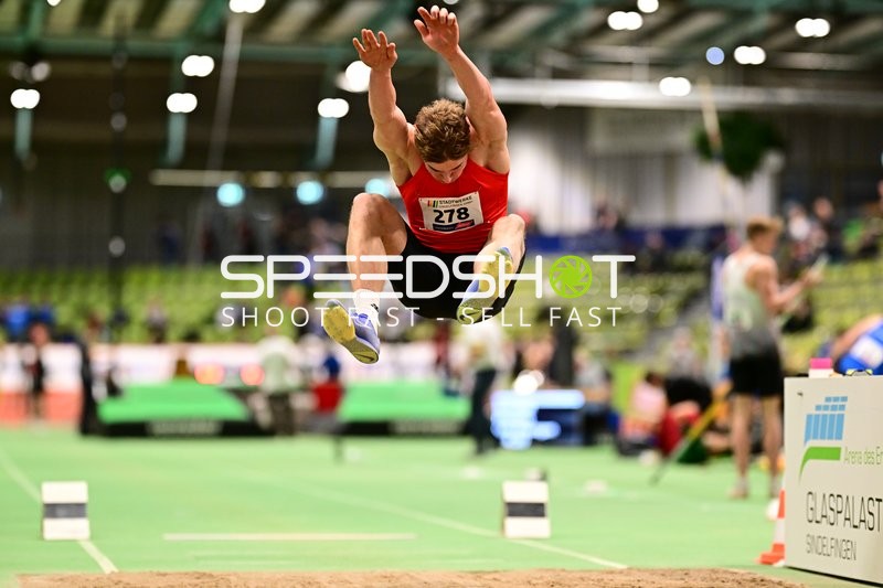 Startnummer 278 beim Weitsprung