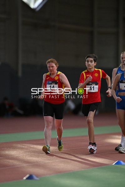 Athleten laufen in Erfurt