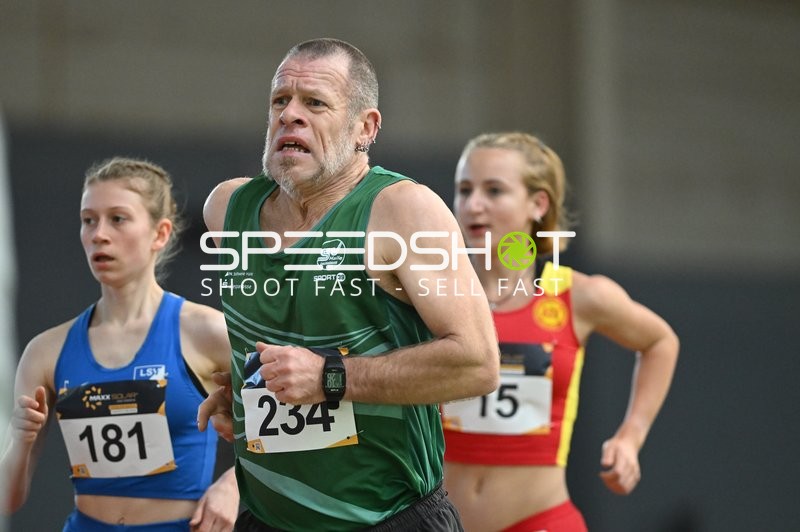 Athleten laufen in Erfurt