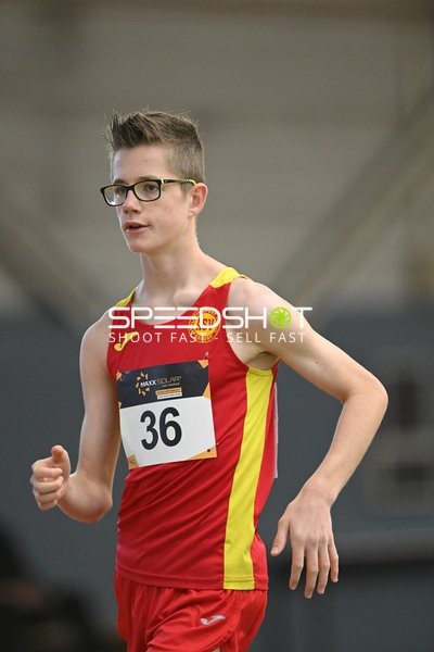 Athlet mit Startnummer 36 in Aktion