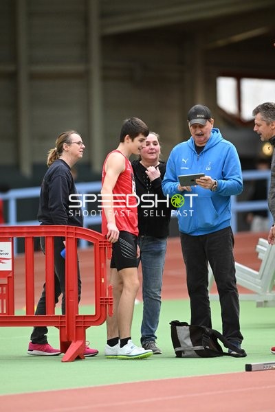 Athlet im Gespräch in Erfurt