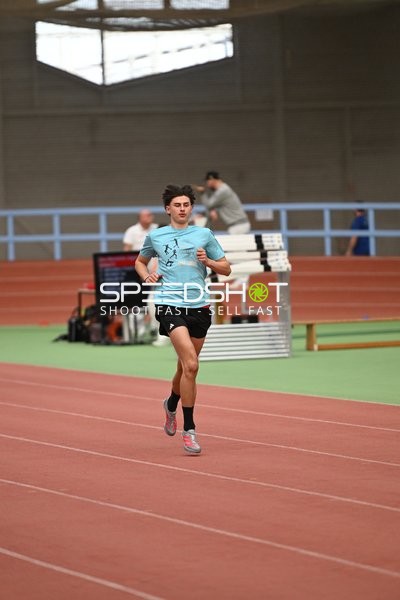 Athlet läuft in Erfurt