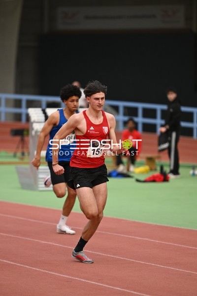 Athleten laufen in Erfurt