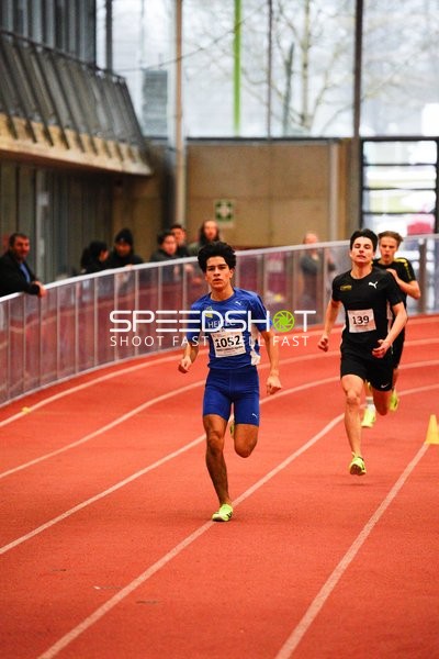 Läufer in Hallenrennen