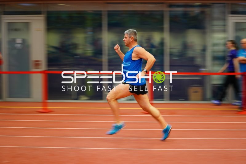 Athlet sprintet in München