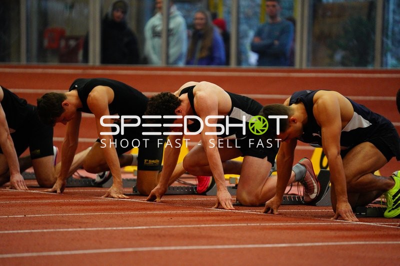 Startvorbereitung beim Sprint