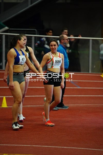 Athletinnen nach Lauf in München