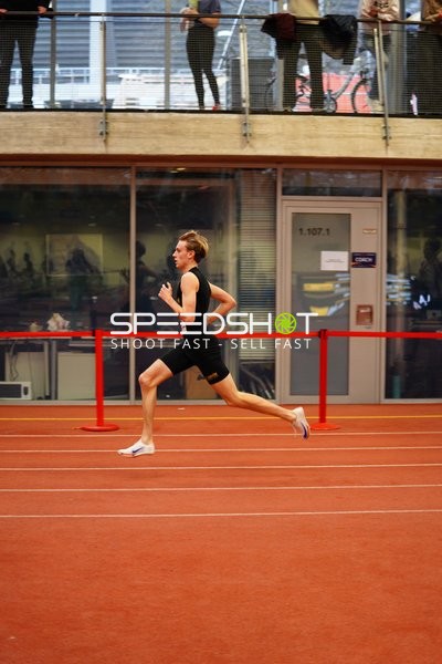 Athlet sprintet in München