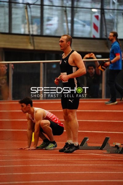 Athleten vor dem Start