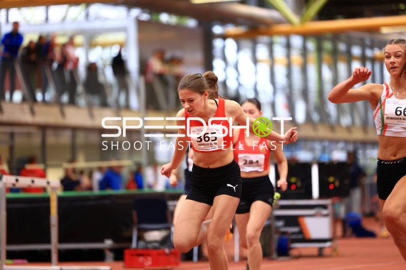Sprint in der Halle