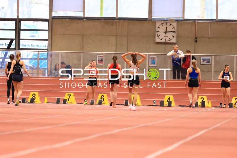 Athletinnen vor dem Start