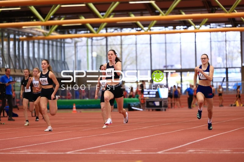 Sprint in der Halle