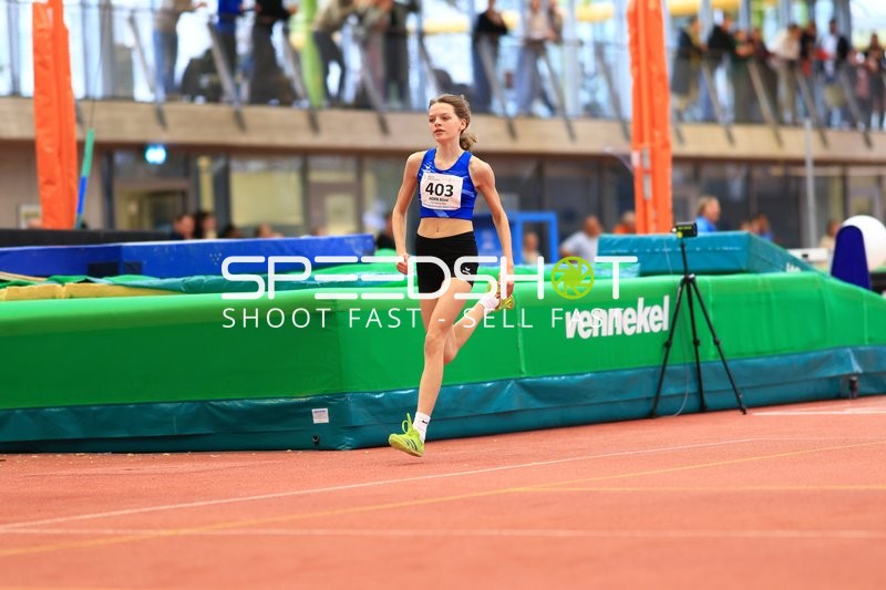 Athletin läuft in München