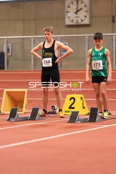 Athleten am Startblock