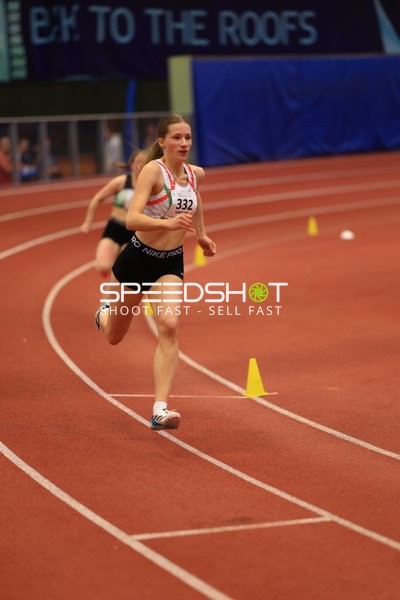 Athletin läuft in München