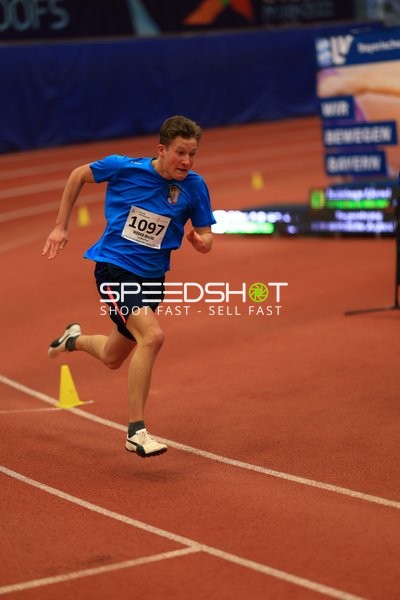 Athlet sprintet in München