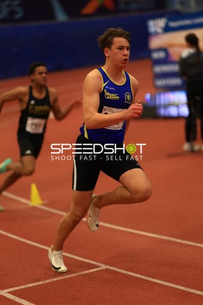 Athlet sprintet in München