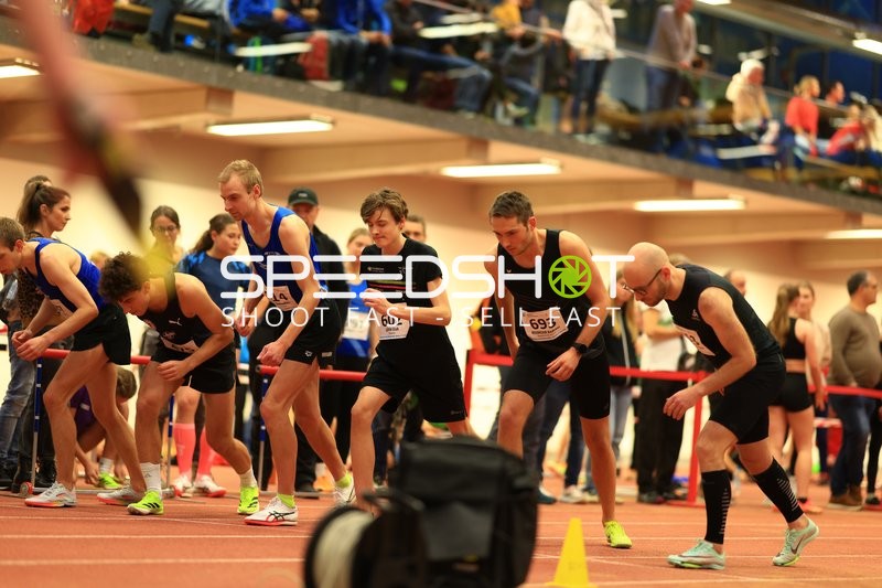 Startvorbereitung beim Lauf