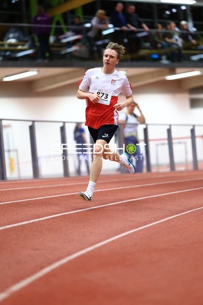 Athlet läuft in München