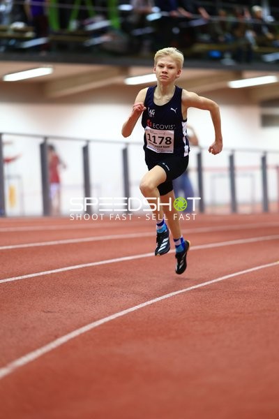 Leichtathletikläufer in Aktion
