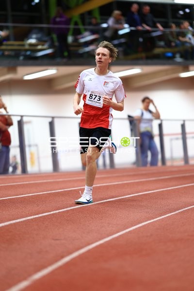 Athlet läuft in München