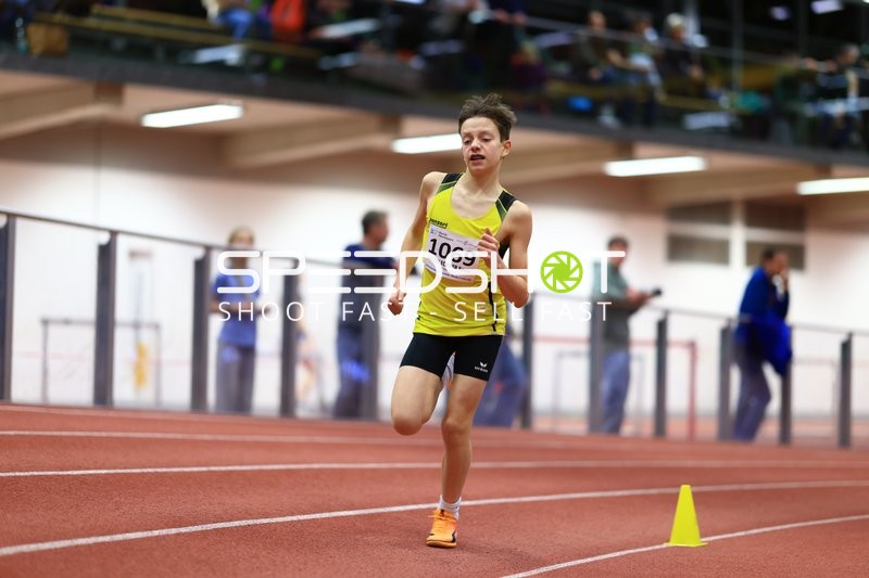 Athlet läuft in München