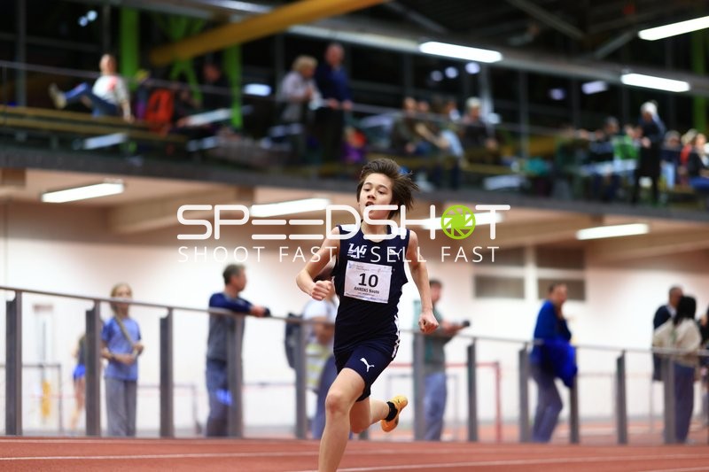 Startnummer 10 sprintet in Halle