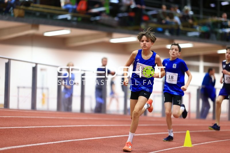Junge Athleten laufen in München