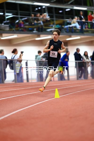 Athlet läuft bei Südbayrischer Meisterschaft