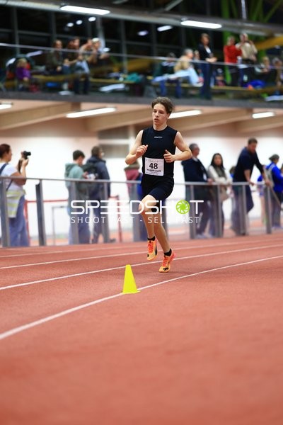 Athlet läuft in München