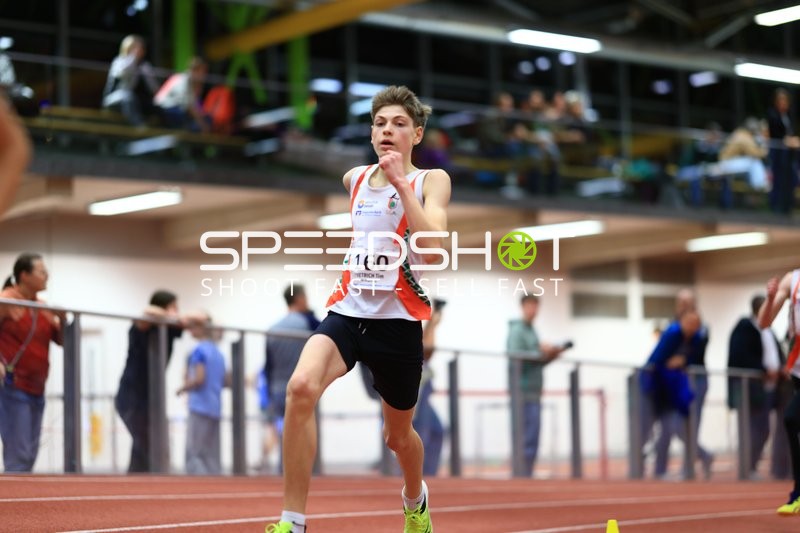 Athlet mit Startnummer 160 in Aktion