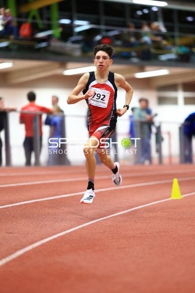 Athlet läuft in München